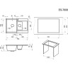 Кухонная мойка GRANULA ESTETICA ES-7808 арктик (белый) 7808 APKTIK