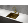 Кухонная мойка GRANULA KITCHEN SPACE KS-5045U золото сатин 5045U ZOLOTO CATIH