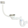 Кухонная мойка GRANULA KS-5505RU АРКТИК (БЕЛЫЙ) кварц 5505RU APKTIK