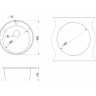 Кухонная мойка GRANULA СТАНДАРТ ST-4802 классик 4802 KLACCIK